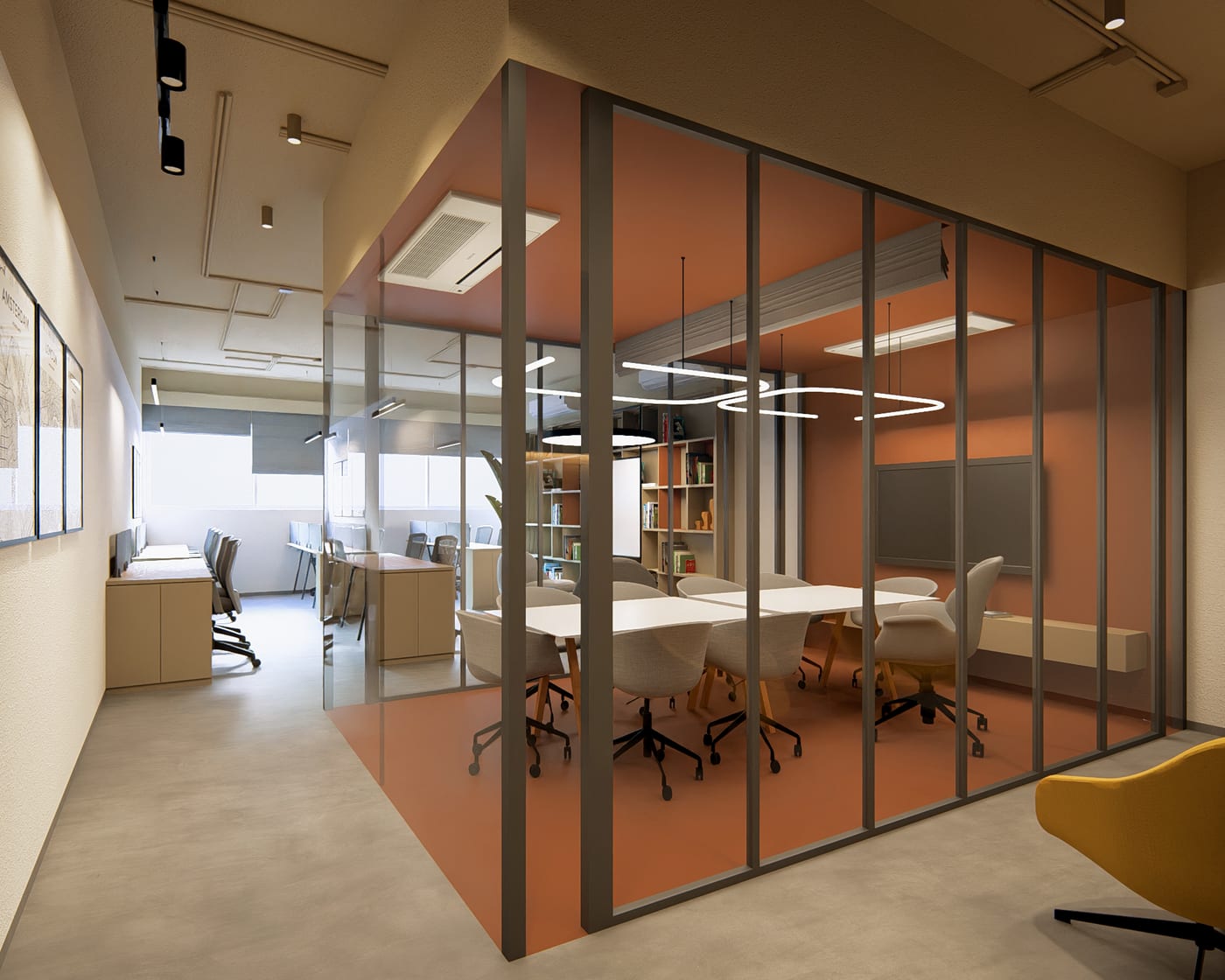 Commercial office at Borivali — 3D visualisation